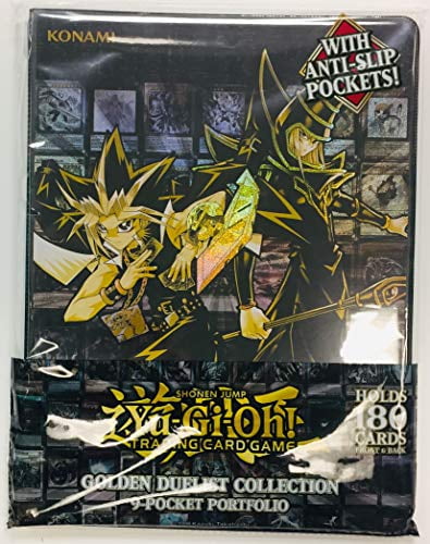 Golden Duelist 9 Pocket Portfolio YuGiOh TCG Anniversary Dark Magician 