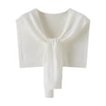 thumbnail image 2 of Chales de punto para mujer, regalo, estilo casual y elegante para el día a día, chal de moda, suéter Blanco, 2 of 9
