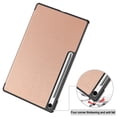 thumbnail image 5 of ELEHOLD Case for Samsung Galaxy Tab S10 FE+, PU Leather Folio Case with Kickstand & Auto Sleep/Wake, Slim Lightweight Protective Cover,Rosegold, 5 of 7