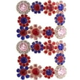 thumbnail image 1 of 2 Pcs Clips de Bijoux en Cristal pour Chaussures de Mariée en Strass, 1 of 9