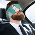 thumbnail image 5 of Cauagu Cartoon Llamas Print Blocking Sleep Eye Masks- Blackout Sleep Mask Sleep Eye Masks for Men Women Adjustable Eye Cover Mask for Side Sleeper Travel Airplane, 5 of 7
