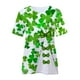 thumbnail image 4 of Camiseta de manga corta con estampado de día de San Patricio para mujer Fridja bn1074, 4 of 5