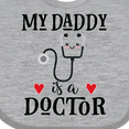 thumbnail image 4 of Inktastic Doctor Daddy Physician Baby Gift Boys or Girls Baby Bib, 4 of 4