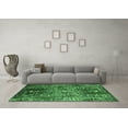 thumbnail image 3 of Ahgly Company Indoor Rectangle Oriental Emerald Green Industrial Area Rugs, 7' x 10', 3 of 4