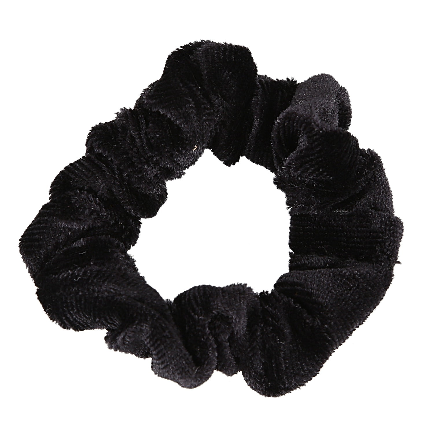 Extra Large Black Velvet Scrunchies Crystal Hair Bobbles Ladies Hair Accessories 