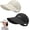 Beige+Black, variant on Sun Protection Baseball Hat, 2 Pack Lightweight Wide Brim Outdoor Caps with Adjustable Velcro Closure for Men Women, Hiking Running Gardening(Beige)