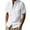White, variant on Men's Linen Short Sleeve Button Down Shirt Casual Breathable Summer Beach Resort Comfortable Stylish Lightweight Top