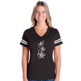 thumbnail image 1 of Womens Sea Turtles Hawaii Football V-Neck T-Shirt, 1 of 5