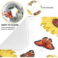 thumbnail image 2 of Sunflowers & Butterfly Kitchen Dish Drying Mat, 16'' x 18'' Super Absorbent Dish Drying Mat for Kitchen, Sink, Dining Table Home Decor, 2 of 7