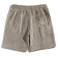 thumbnail image 2 of YUEVORA Casual Shorts for Men, Drawstring Elastic Waist Shorts, Knee Length Relaxed Fit Athletic Shorts with Side Pockets, 2 of 6