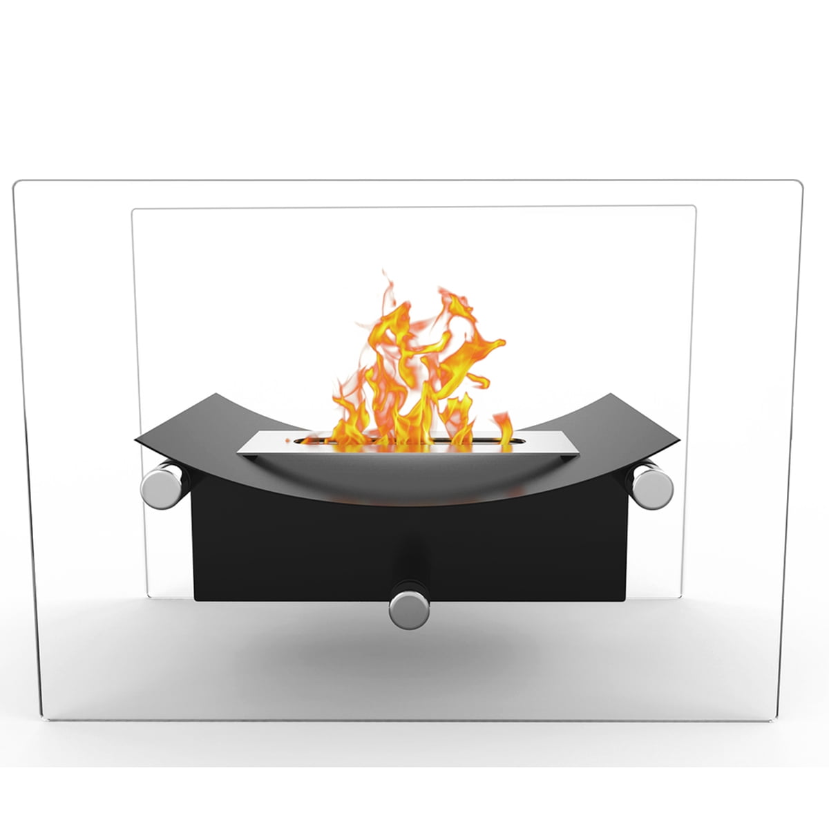 Regal Flame Arkon Tabletop Portable Bio Ethanol Fireplace In Black