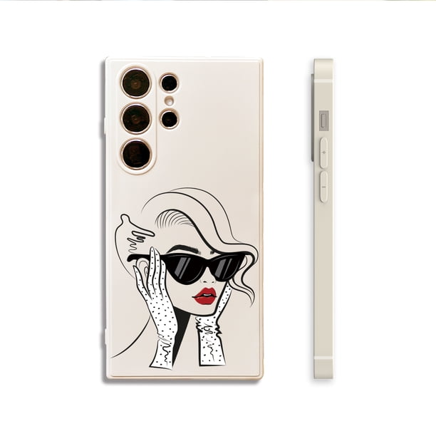 Mantenga su iPhone seguro y a la moda con esta elegante funda de goma de TPU para teléfono, que presenta un llamativo estampado de dibujos animados.