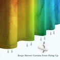 thumbnail image 6 of Colorful Tie Dye Pattern Shower Curtain 72"x84" ,Bathroom Decorative Shower Curtains Set with 12 Hooks,Modern Waterproof Washable Shower Curtain, 6 of 6