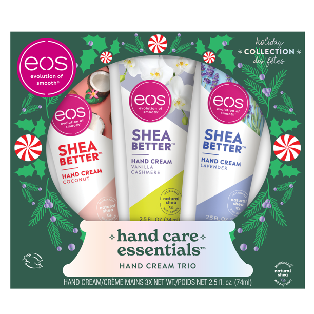 eos Holiday Collection, Hand Care Essentials, Hand Cream Trio Coconut