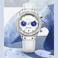 thumbnail image 5 of Lunxisen 3 Pcs Women's Rhinestone Quartz Watch Date Display Waterproof Leather Strap Elegant Dress Watch Gift, 5 of 8