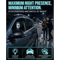 thumbnail image 2 of Ghost Face Headrest Covers, Scary Covers for Cars, Stretchy Seat Headrest Protector, Funny Cover for Auto, Vehicle, Truck, SUV, Washable Elastic Fabric, Interior Accessories(2pcs#A), 2 of 7