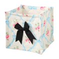 thumbnail image 7 of 1 Pcs Square Desktop Cosmetic Storage Basket, Multi-Functional Small Organizer Container, 6x6x6in Neat Storage Bin for Vanity Bedroom Countertop Sundry Classification, 7 of 7