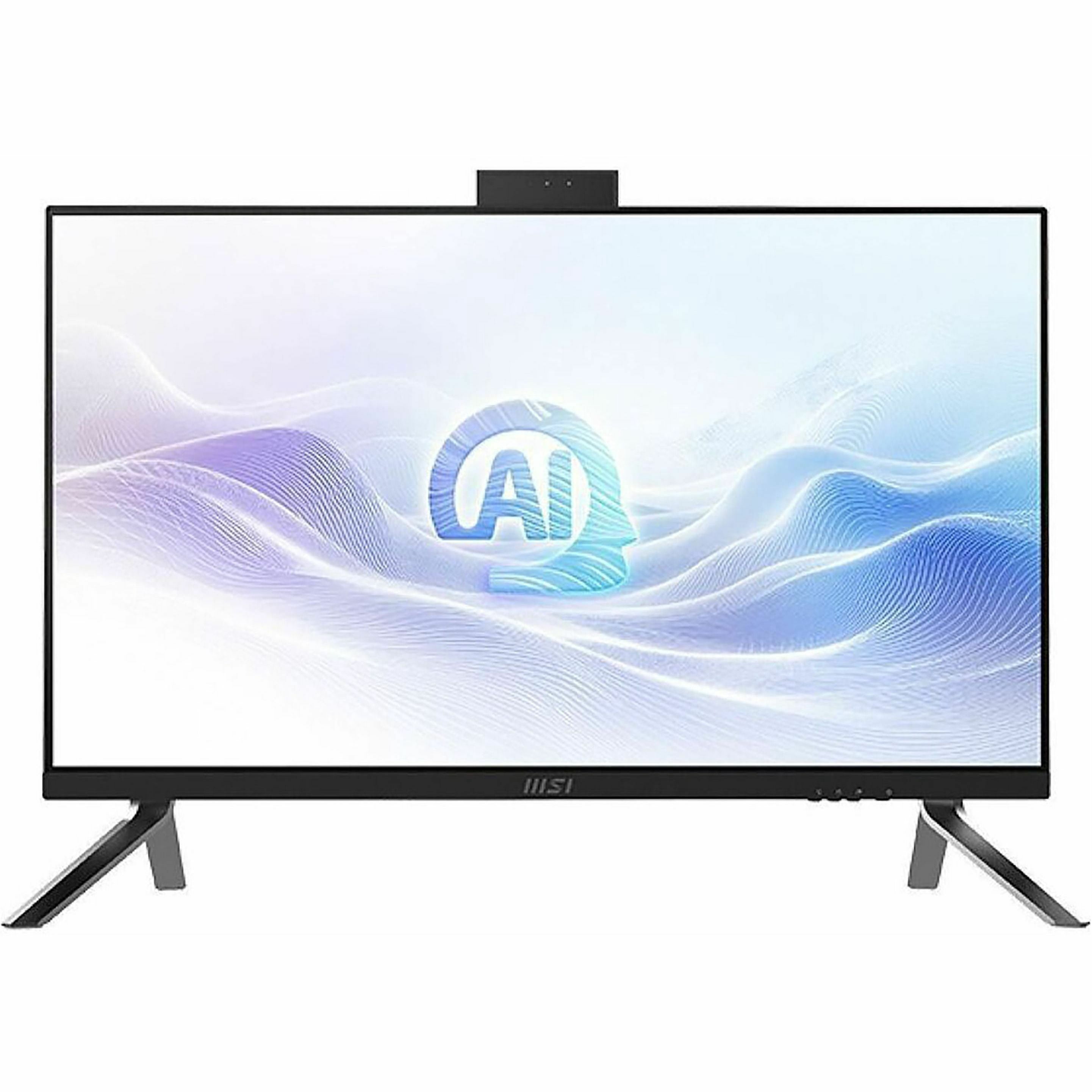 MSI Modern AM273Q AI MODERN AM273Q AI 1UM-038US All-in-One Computer - Intel Core Ultra 7 155H - 32 GB - 1 TB PCI Express NVMe SSD - 27" WQHD - Desktop - Black - Intel Chip - 2560 x 1440 - Windows 1...