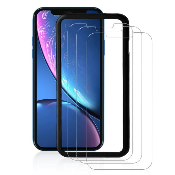 Mistaha Screen Protector(3pcs) Compatible for iPhone11/XR Series Tempered Glass Film w/9H Hardness/Anti-Fingerprint/Scratch-Resistant/Full Coverage Screen Protective