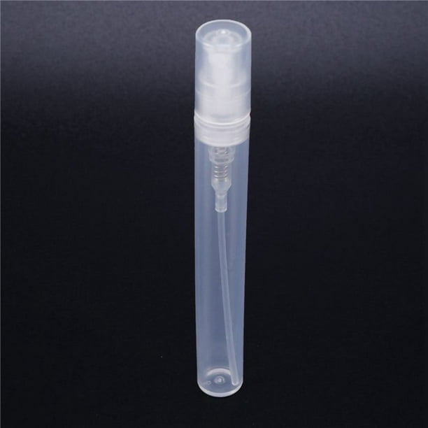 500 Unids / Lote 5Ml Botella de Spray de Plástico Transparente Vacío Maquillaje Perfume Atomizador Botella Recargable