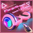 thumbnail image 4 of TST Bluetooth Hoverboard, 6.5" 300W Powerful Motor Hover Board with LED Lights, 6-10MPH Max Speed Self Balancing Electric Scooter, 4 of 7