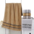 thumbnail image 1 of Pack de 3 Toallas de Medio Baño Melocotton Hogar Surtidas 140x70cm Extra Suave y Absorbente Mod. STY-23, 1 of 3