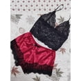 thumbnail image 1 of Pijama de encaje Conjunto de pijama de encaje elegante y cómodo para estar en casa., 1 of 5