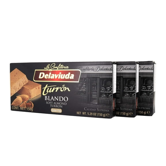 Delaviuda Turron Soft Almond Nougat Blando - (3 Pack)