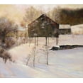 thumbnail image 2 of Engelman, Esther 22x20 Gold Ornate Wood Framed with Double Matting Museum Art Print Titled - Winter Peace, 2 of 4