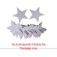 thumbnail image 3 of Recortes de Confeti Bewildely Estrellas Colgantes Decoración Fiesta Gris-Plata HA059433-03, 3 of 6