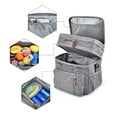 thumbnail image 3 of Insulated Outdoor Coolers Bag With Reinforced Oxford Materials Double Layer EVA Cold Retention Technology Large Capacity Picnics Essential, 3 of 8