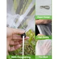 thumbnail image 6 of 4Pack Fruits Tree Netting with Zipper and Drawstring, 5.3x7.87ft Insect Bird Barrier Plant Netting for Garden Cover Protection, 6 of 14