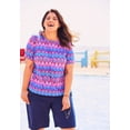 thumbnail image 5 of Swim 365 Women's Plus Size The Swim Tee, 5 of 5