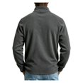 thumbnail image 6 of Men's Soft Polar Fleece Jacket with Pockets Lightweight Outdoor Recreation Full Zip Coat Long Sleeve Stand Collar Jacket, 6 of 6