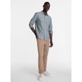 thumbnail image 2 of George Men's Poplin Shirt with Long Sleeves, Sizes S-3XL, LT-4XLT, 2XB-6XB, 2 of 5