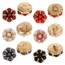 LEORX 12Pcs Metal Shirt Buttons Assorted Color Diy Clothing Sewing Button For Coat And Jeans