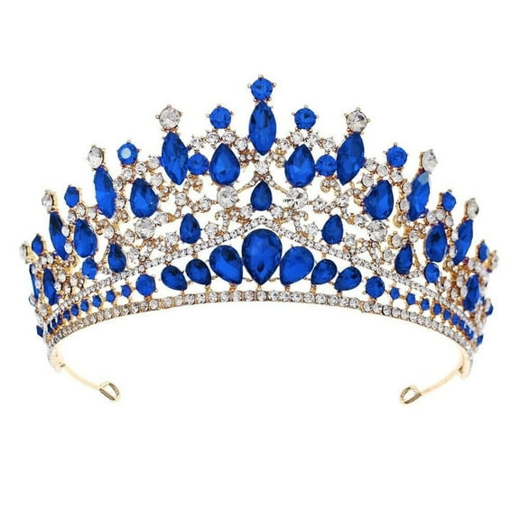 Rhinestone glass tiara, queen's crown