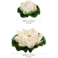 thumbnail image 2 of 6pcs Artificial lotus flower lotus leaf for Pond, 2 of 4
