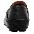 thumbnail image 5 of Go Tour Men's Premium Genuine Hand-made Leather Casual Slip on Loafers Breathable Driving Shoes Fashion Slipper B Black Punched 11/47, 5 of 8