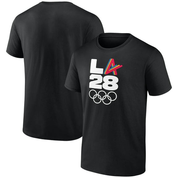 Men's Black LA 2028 Summer Olympics Athlete Spirit T-Shirt
