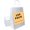 White, variant on 100 Pcs Medium 8.25x4.3x10.6 Inch Brown Kraft Paper Gift Bags with Handles for Bulk Wedding, Party Favors, Grocery, Shopping, Retail Merchandise, Gift Sacks
