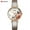 Bronze, variant on Curren Beautiful Flower Design Watches Women Fashion Casual Leather Wristwatch Ladies Watch Female Clock Women's Quartz Watch - Quartz Wristwatches