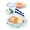 thumbnail image 4 of STARFRIT LocknLock 8-Piece Easy Match Plastic Container Lunch Set, Airtight, Leakproof & Nestable, 4-Sided Locking Lids, 4 of 7