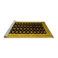 thumbnail image 2 of Ahgly Company Machine Washable Indoor Square Persian Yellow Traditional Area Rugs, 5' Square, 2 of 4