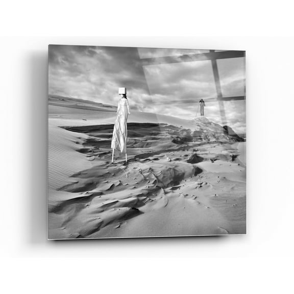 Epic Art 'Lunar Marriage' by Dariusz Klimczak, Acrylic Glass Wall Art, 24"x24"