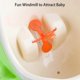 thumbnail image 1 of New cute frog potty with drain for boys, children's urinal trainer with fun aiming target, 1 of 4