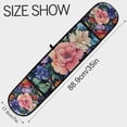 thumbnail image 3 of Yayeee Double Oven Mitt Kitchen Heat Resistant Baking 35" x7" Quilted Glove, Vibrant Pink Floral Pattern, 3 of 6