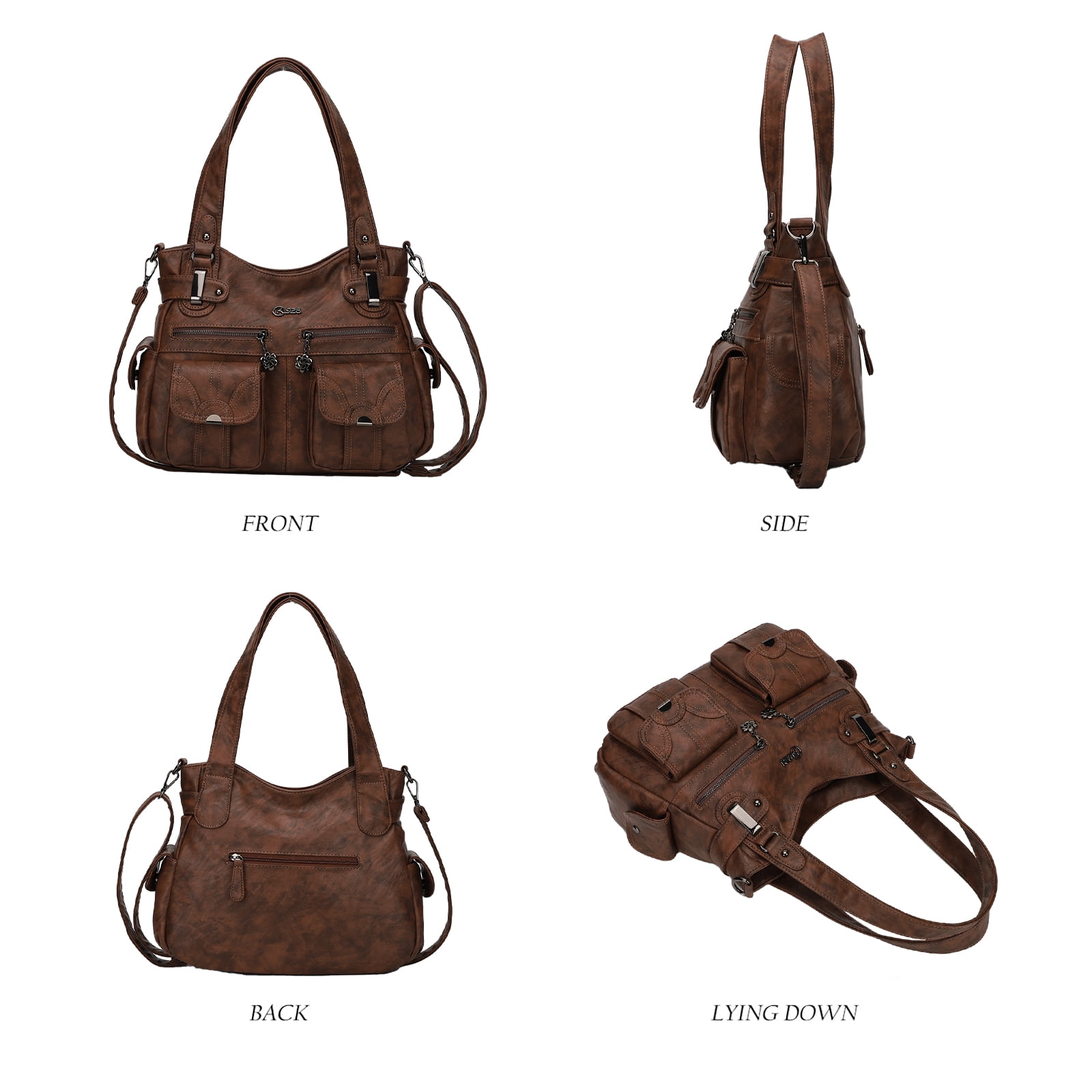 Women Leather Handbag Shoulder Bag Tote Satchel Hobo Bag Briefcase Work Bag for Ladies