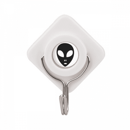 

Universe Alien Monster Head Portrait Adhesive Wall Hooks Hanging Self Sticky