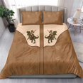 thumbnail image 3 of Cowgirl Dinosaur Bedding Set Retro Western Yoke LT05, 3 of 7